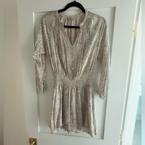 Rails Cream Long Sleeve Dress